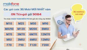 Thông tin chi tiết nhất các gói cước Mobifone trả trước mới nhất 2021